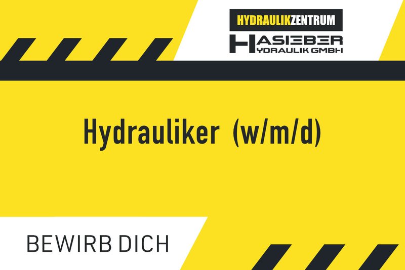Hydrauliker/-in bei Hasieber Offene Stelle als Haydrauliker
